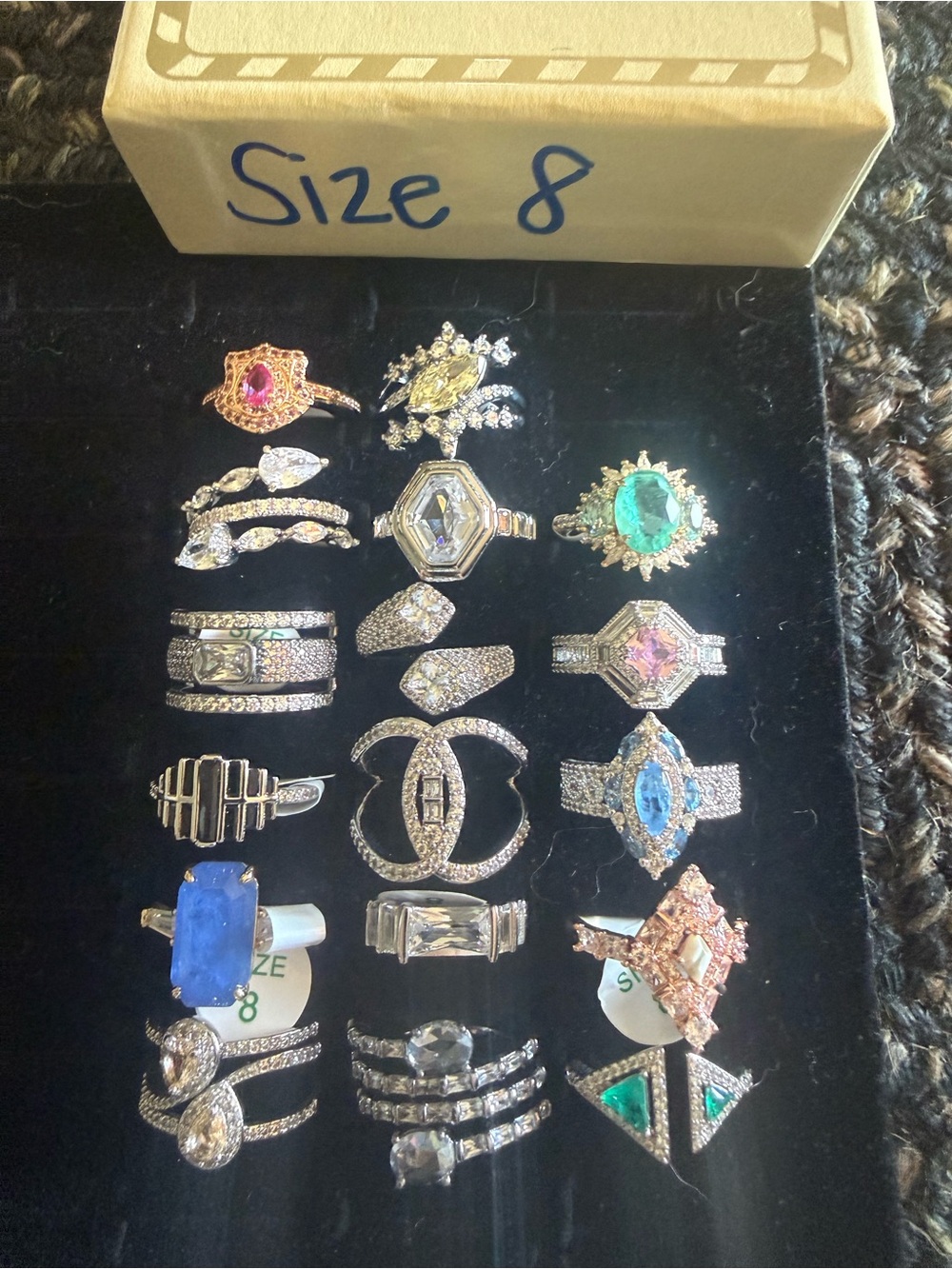 Bomb Party OG rings size 8 lot NWT